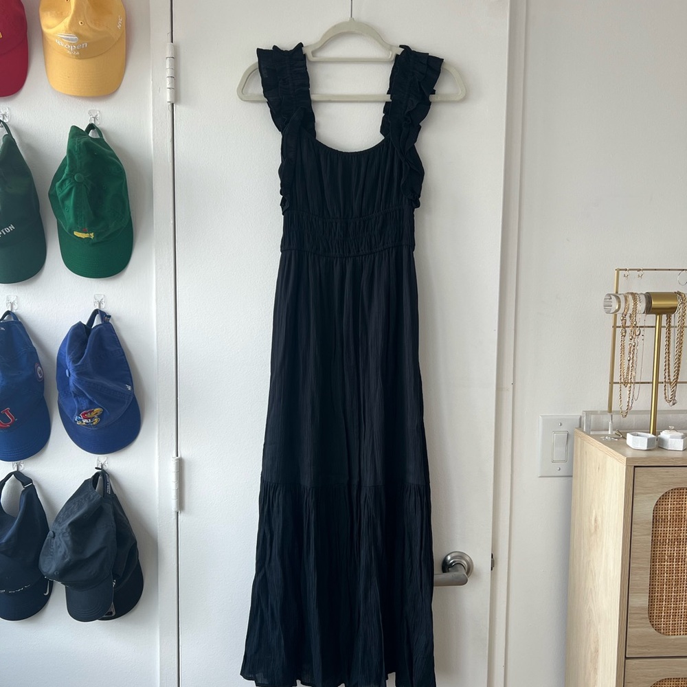 Abercrombie & Fitch Smocked Midi Dress